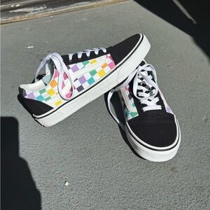 Multi Checkered Lowtop Vans